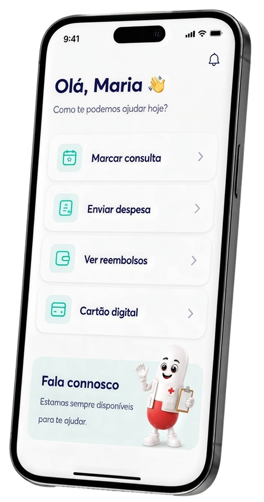 Aplicação Doutor Sem Complicar num telemóvel